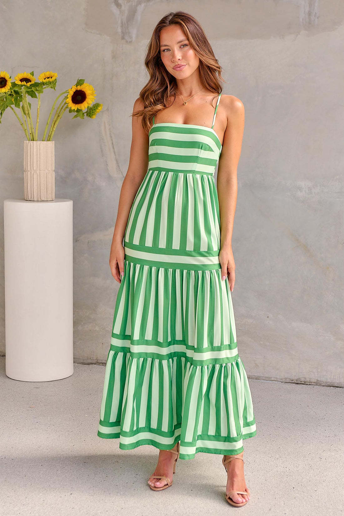 ROBE AÉRA L'ÉTÉ EN LIBERTÉ Robe Longue d’Été à Rayures