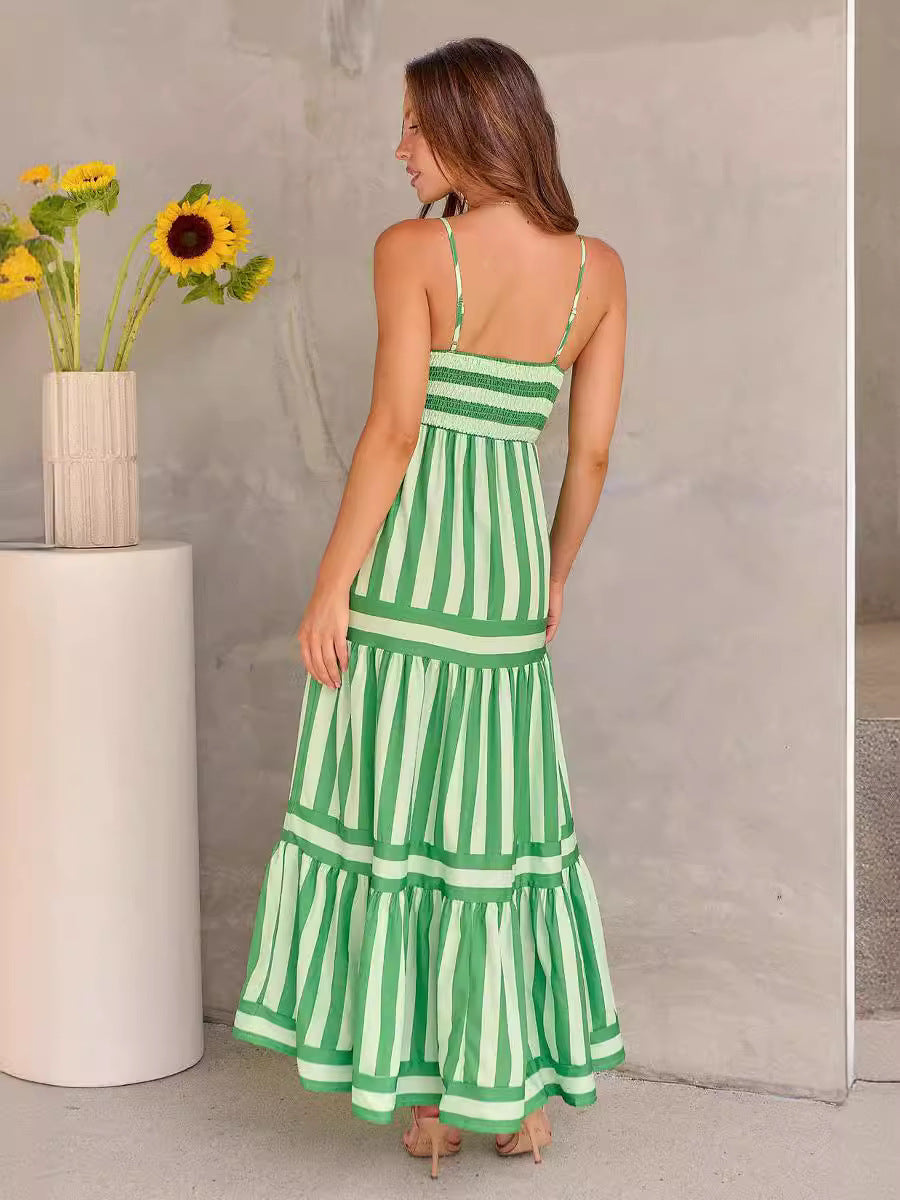 ROBE AÉRA L'ÉTÉ EN LIBERTÉ Robe Longue d’Été à Rayures