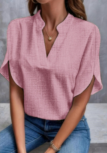 Chemise Blanche Élégante à Col V
